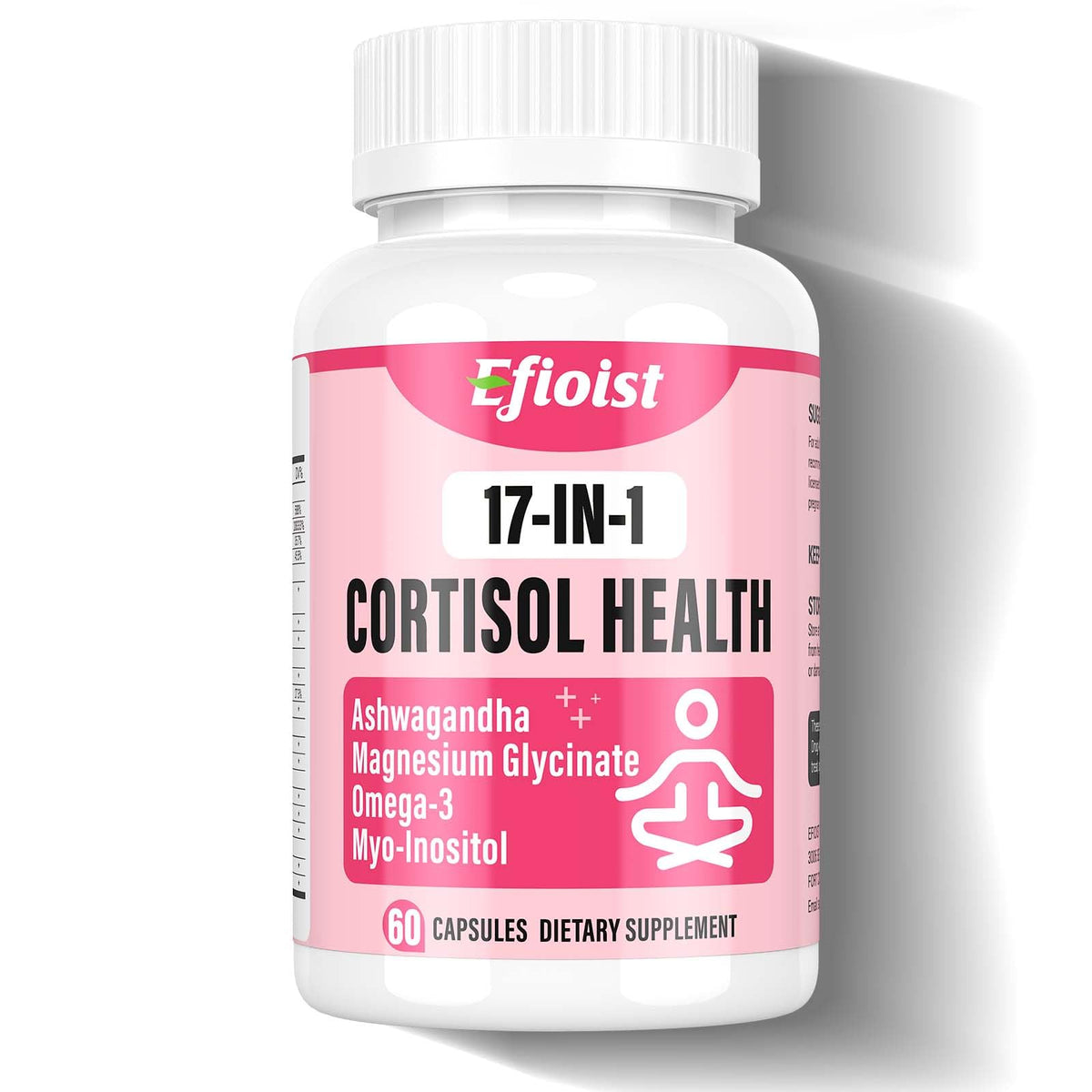 Efioist Holy Basil Supplement 60 capsules front view