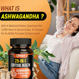 Efioist Super Calm Ashwagandha Capsules displayed with herbal ingredients