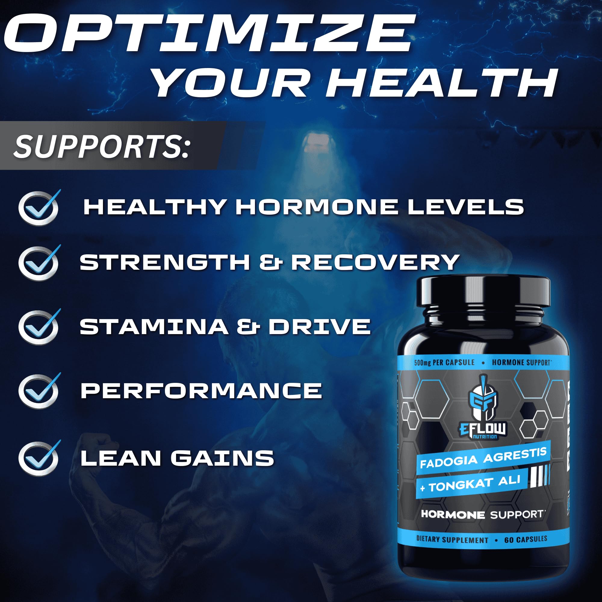 eFlow Nutrition Blended Vitamin & Mineral Supplement side view