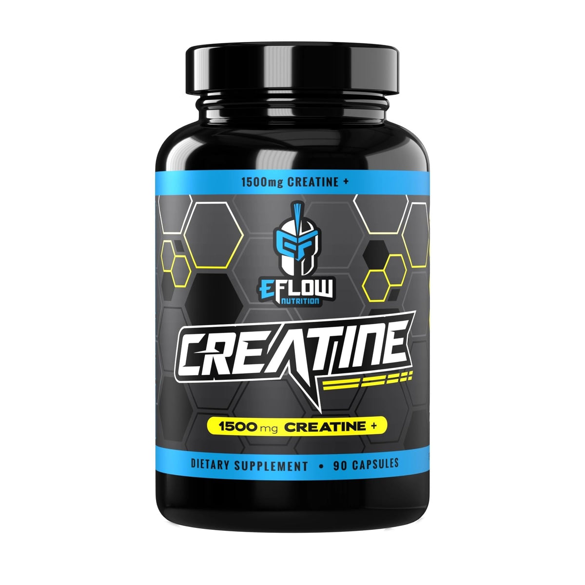 eFlow Nutrition Creatine Capsules front view with packaging