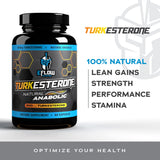eFlow Nutrition Turkesterone Supplement 75g in a gym setting
