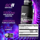EFX Sports Kre Alkalyn EFX bottle with label