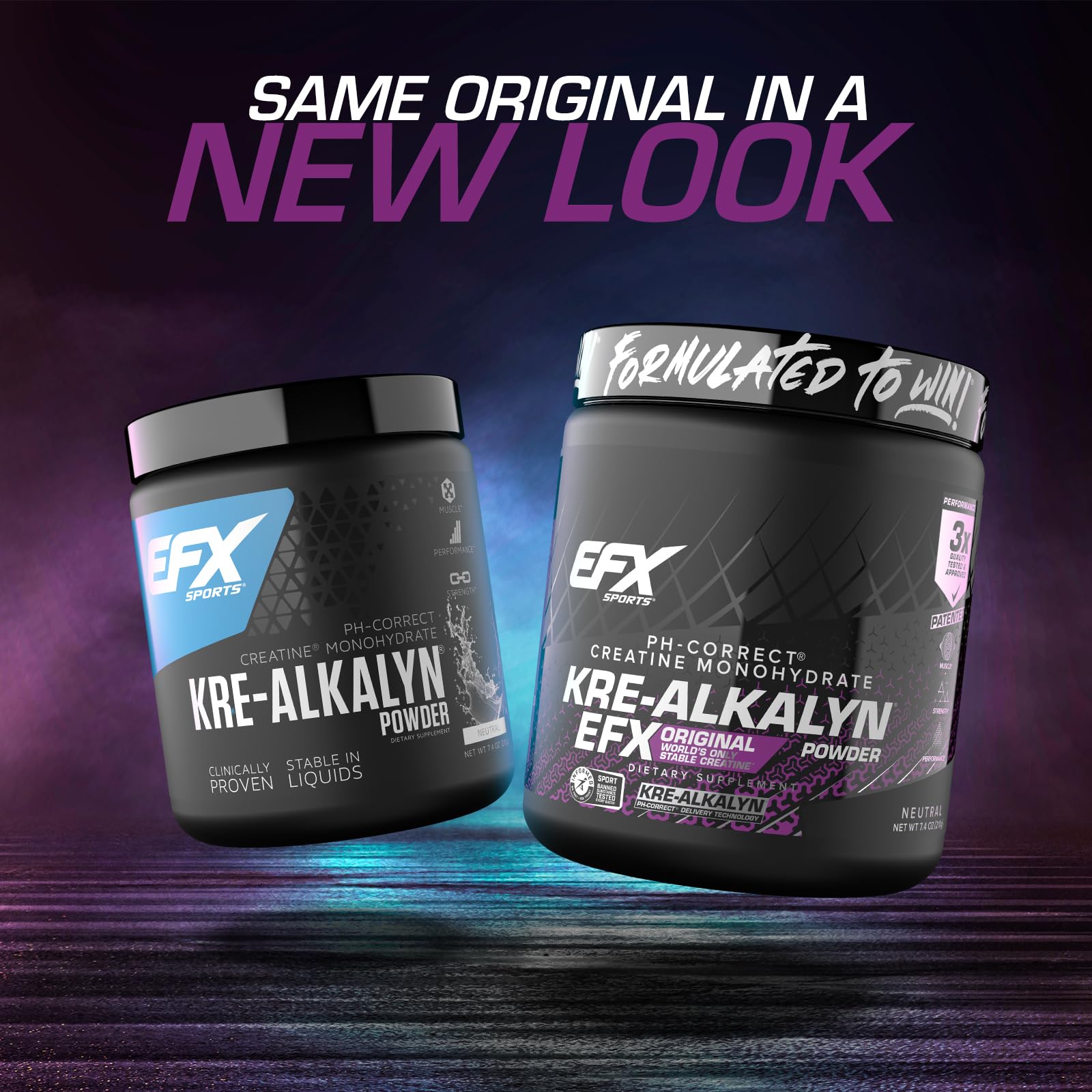 EFX Sports Kre Alkalyn EFX Creatine 240g packaging