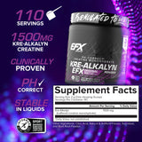 EFX Sports Kre Alkalyn EFX Creatine 285g side view