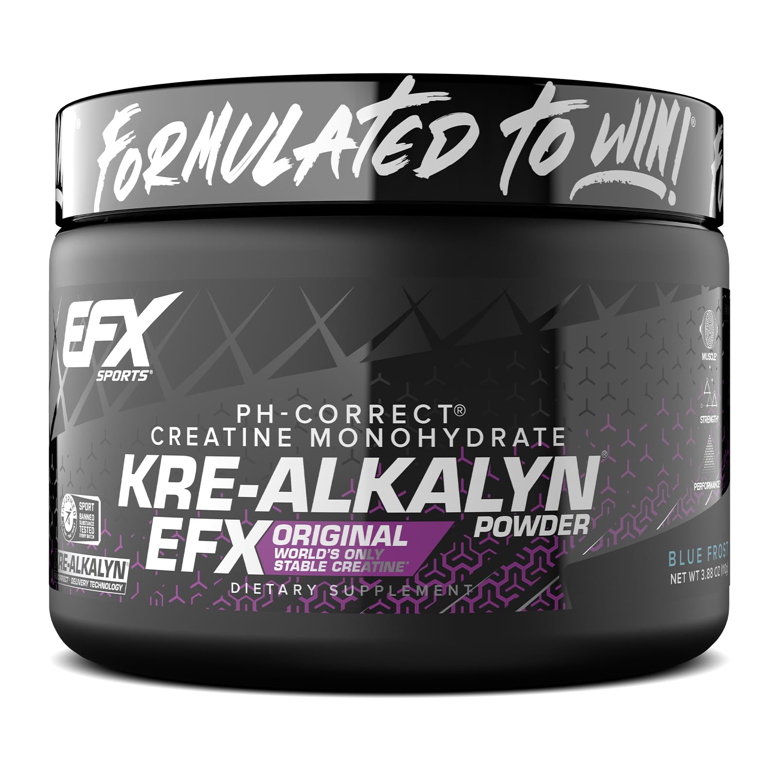 EFX Sports Kre Alkalyn EFX Creatine 99g front view
