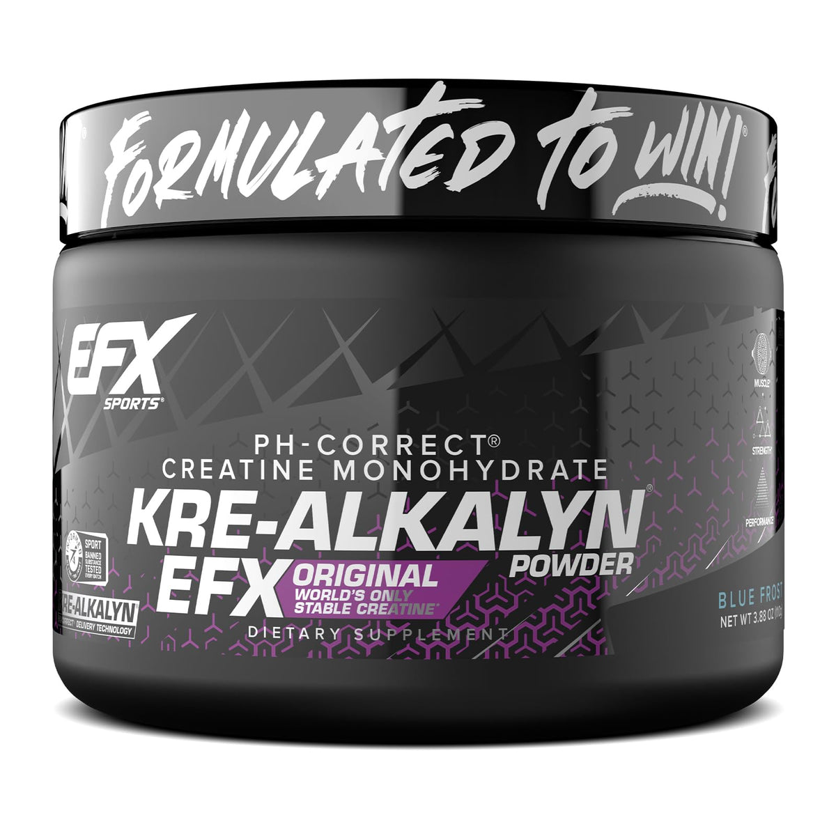 EFX Sports Kre Alkalyn EFX Creatine 99g front view
