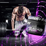 EFX Sports Kre Alkalyn EFX Creatine 99g in a lifestyle setting