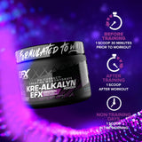EFX Sports Kre Alkalyn EFX Creatine 99g nutritional information