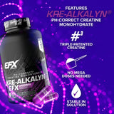 EFX Sports Kre Alkalyn EFX Creatine Capsules with measuring scoop