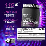 EFX Sports Kre Alkalyn EFX Creatine Powder packaging