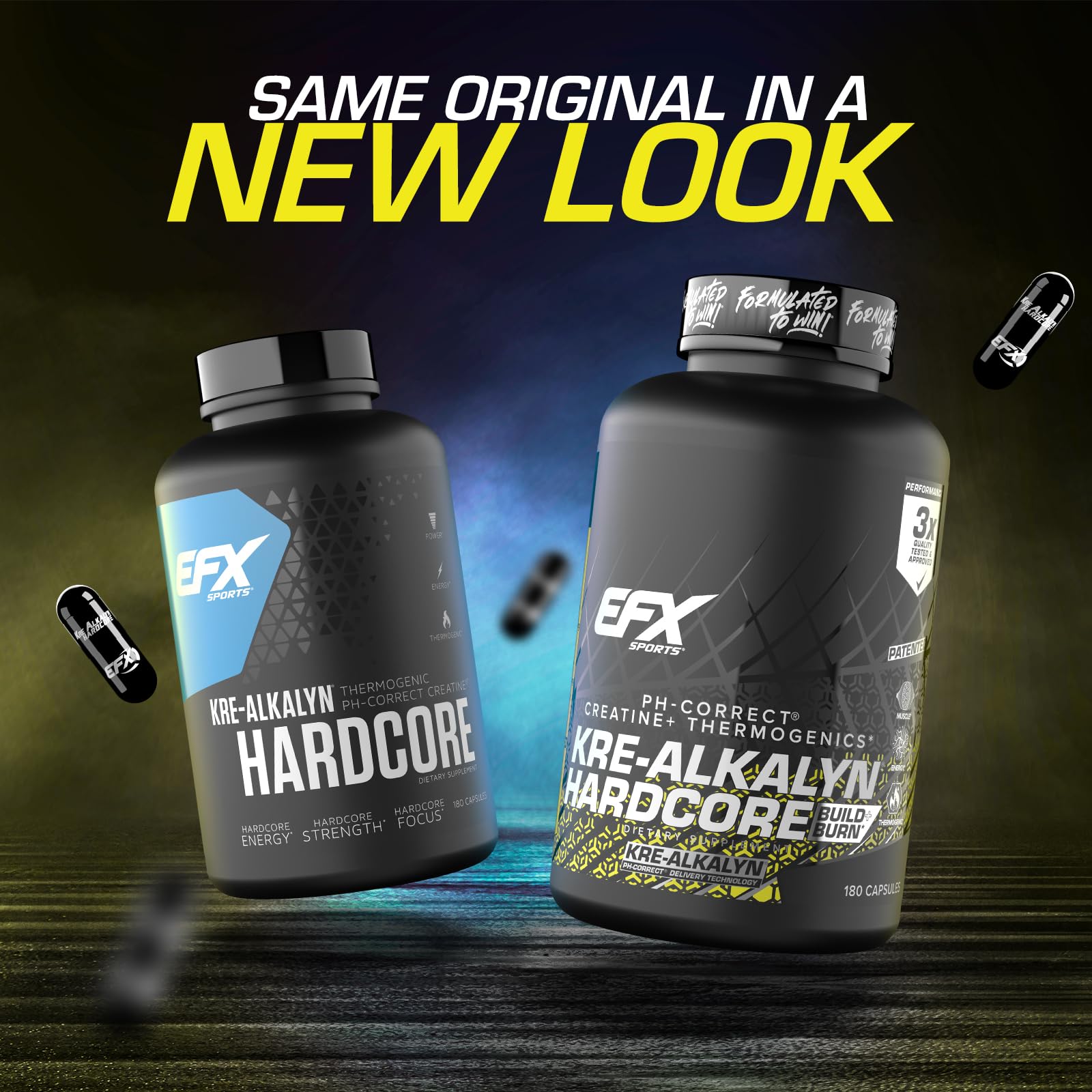EFX Sports Kre Alkalyn Hardcore Creatine 204g packaging