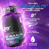 EFX Sports Kre Alkalyn Pro Creatine Capsules close-up of capsules