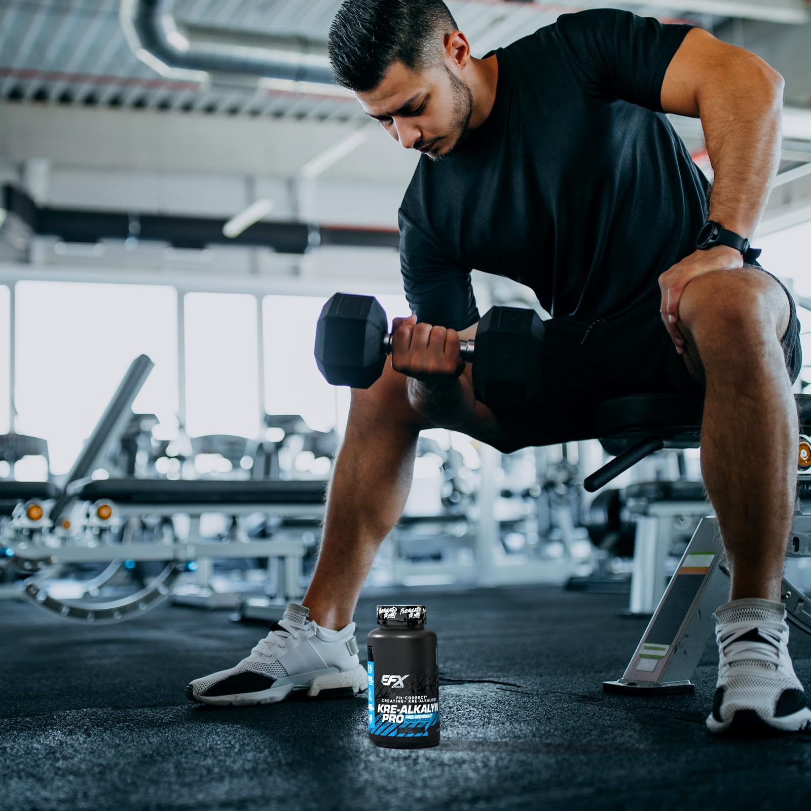 EFX Sports Kre Alkalyn Pro Creatine Capsules packaging