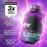 EFX Sports Kre Alkalyn Pro Creatine Capsules with measuring spoon