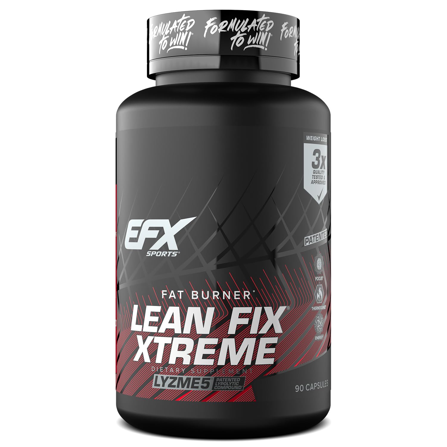 EFX Sports Lean Fix Xtreme Fat Burner front view