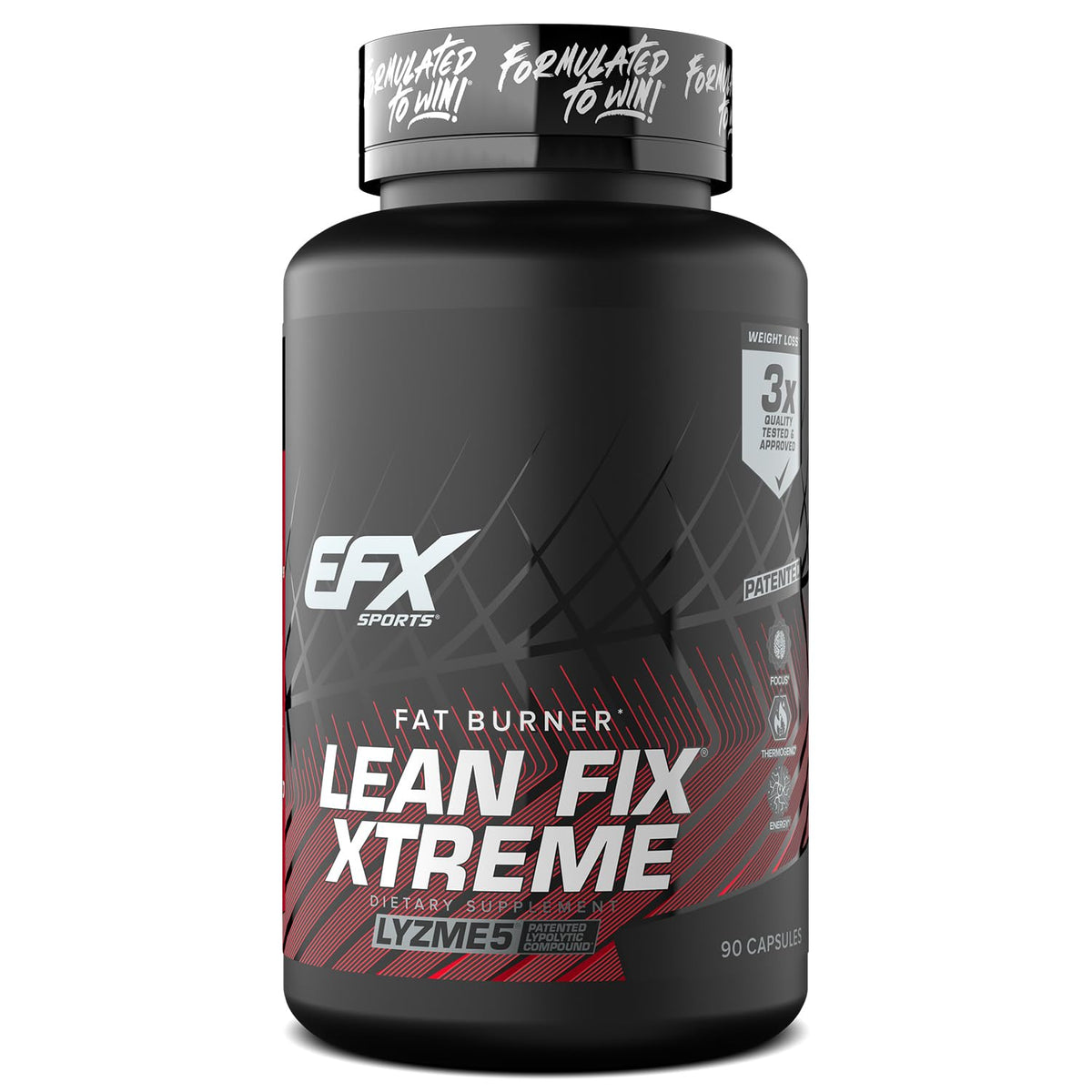 EFX Sports Lean Fix Xtreme Fat Burner front view