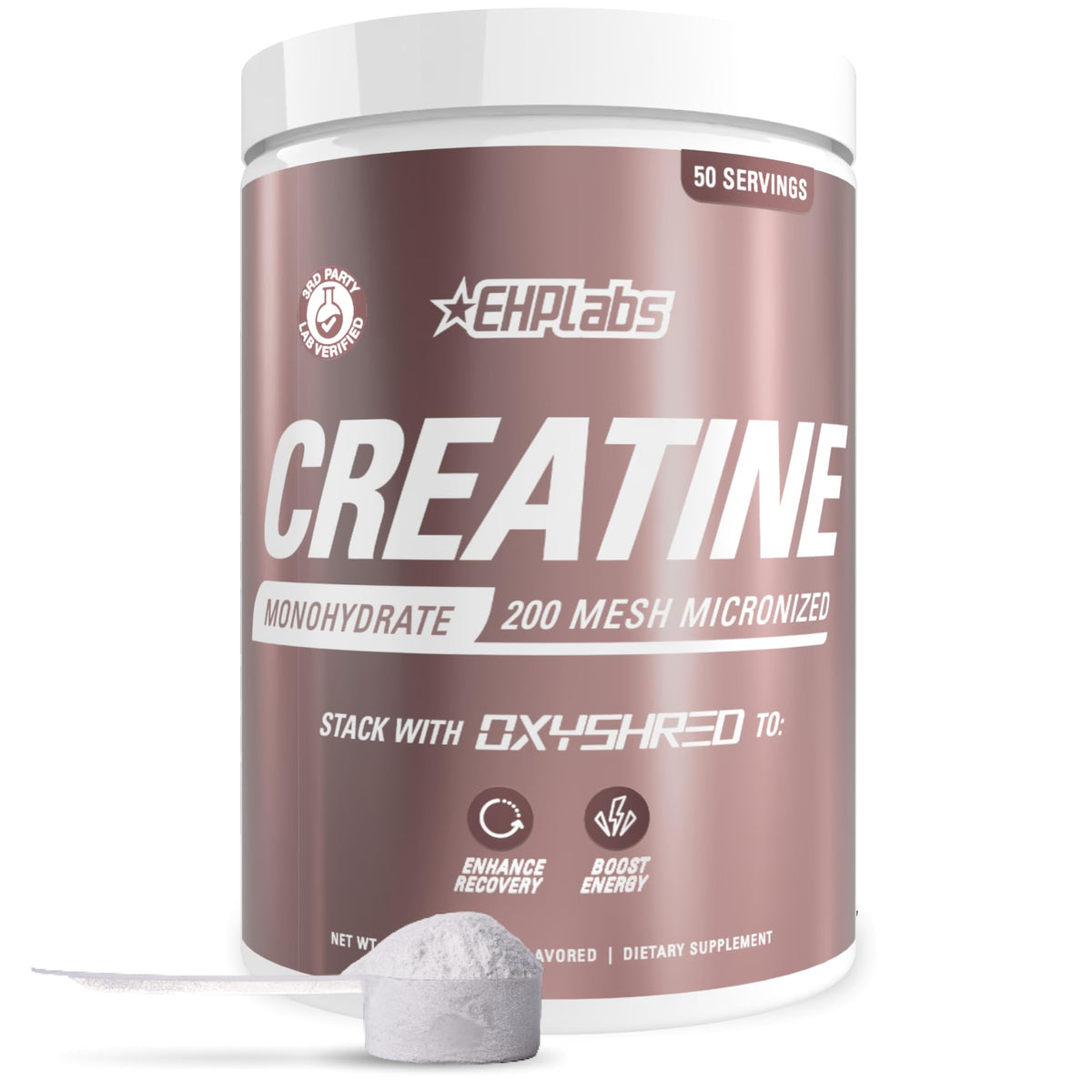 EHP Labs CREA-8 100% Pure Creatine Monohydrate front view