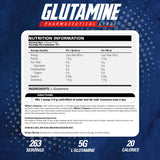 EHP Labs L-Glutamine Powder 500g packaging