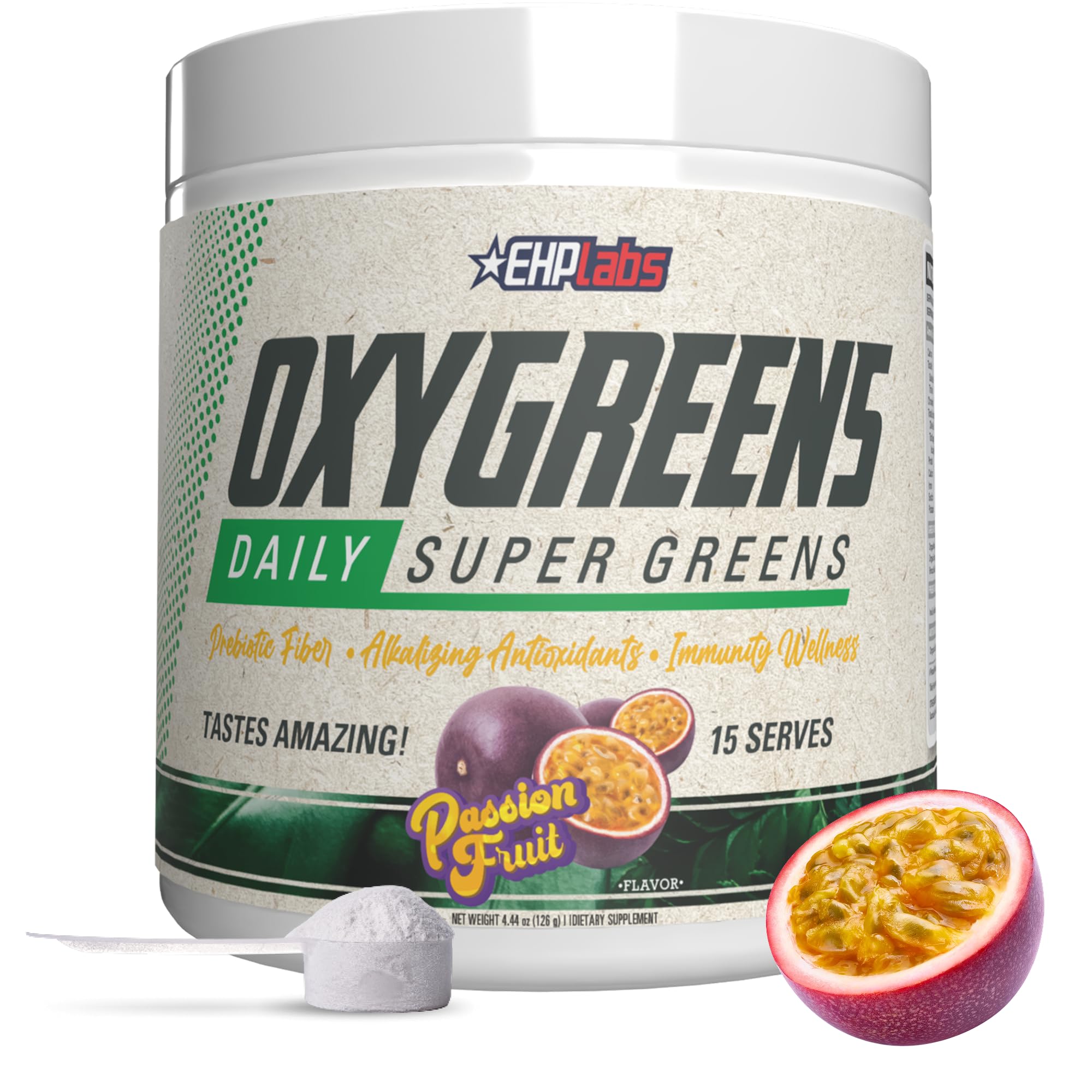 EHP Labs OxyGreens Super Greens Powder 200g front view