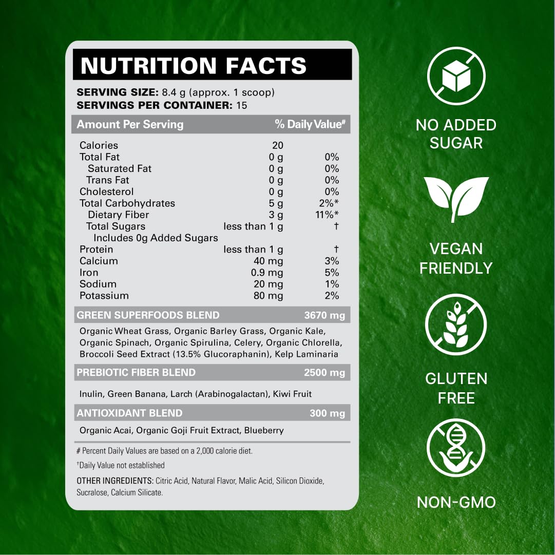 EHP Labs OxyGreens Super Greens Powder 200g packaging