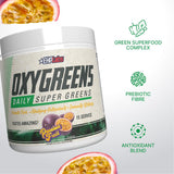EHP Labs OxyGreens Super Greens Powder 200g scoop