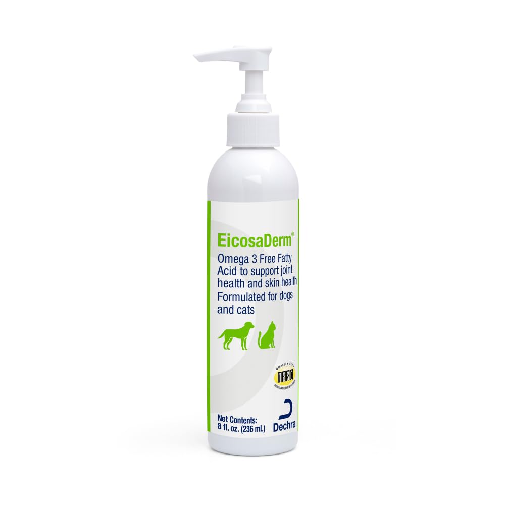 EicosaDerm Omega-3 Fish Oil 227g front view with pump