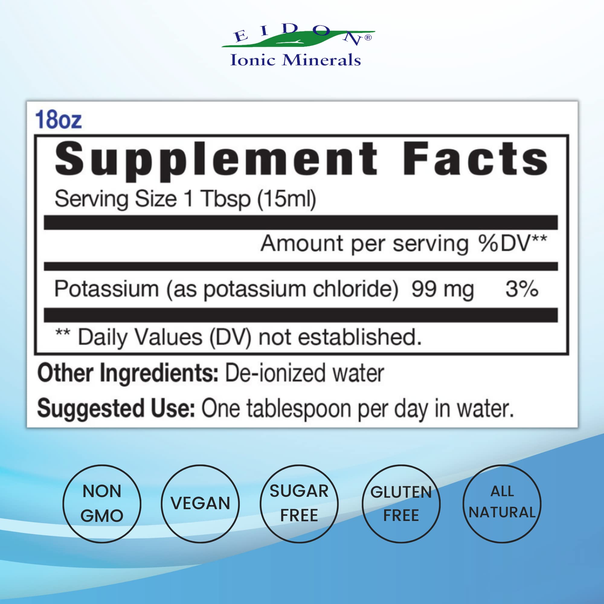 Eidon Ionic Minerals Liquid Potassium Drops packaging