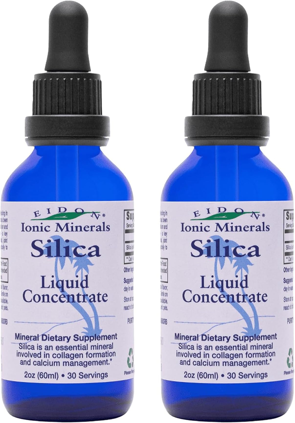 Eidon Ionic Minerals Silica Supplement 272g front view