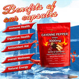 EILTEAU Cayenne Pepper Supplement 200 softgels side view