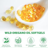 EILTEAU Oregano Oil Softgels with black seed oil ingredient list