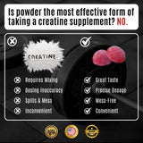Ekkovision Creatine Gummies in a gym bag setting