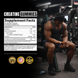 Ekkovision Creatine Gummies nutritional information on the back