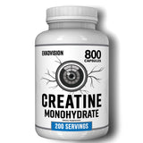 Ekkovision Creatine Monohydrate Capsules front view with container