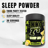 Ekkovision Ekko Z'S Sleep Aid Formula Lemonade scoop with powder
