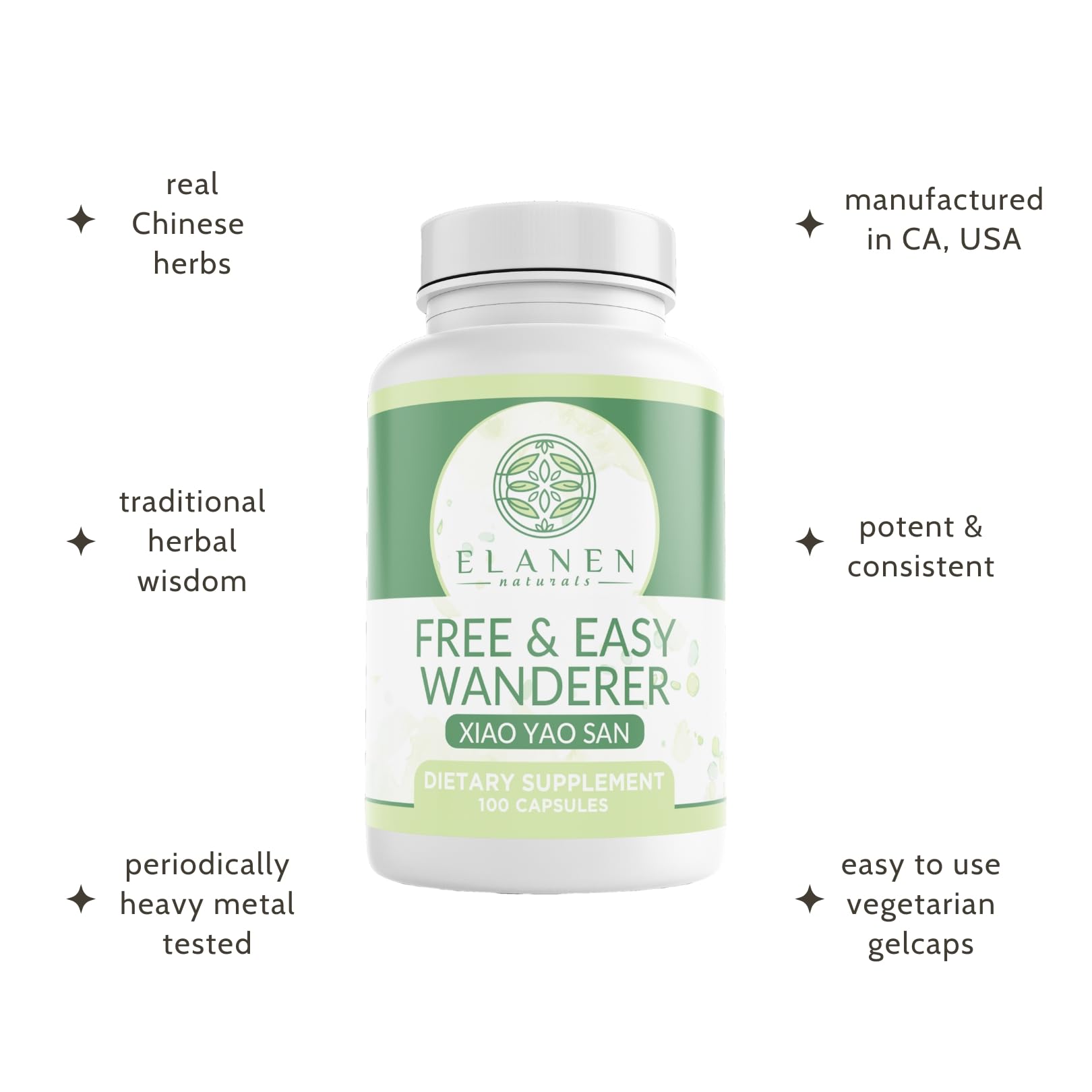 Elanen Naturals Free and Easy Wanderer ingredients list