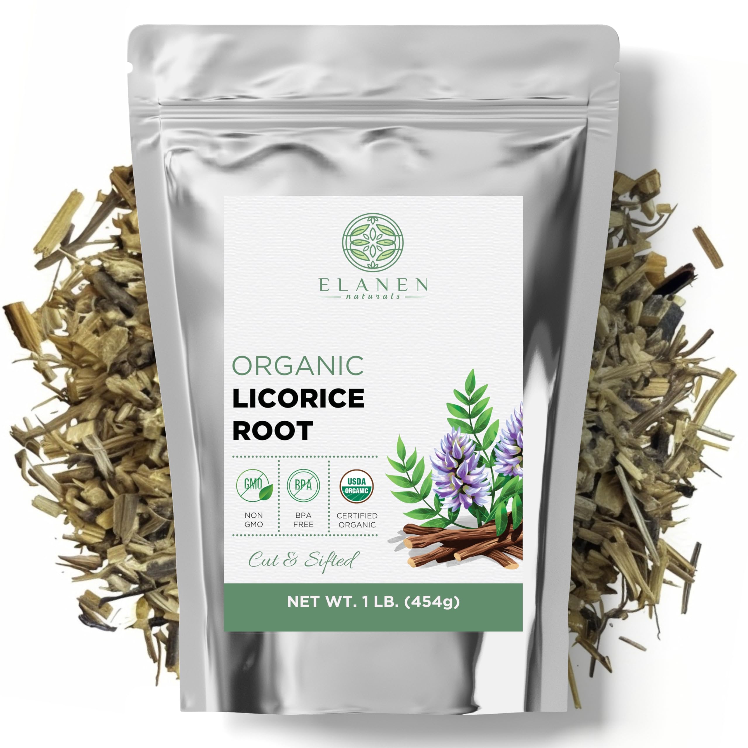 Elanen Naturals Licorice Root Loose Tea 454g front view