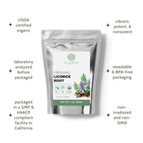 Elanen Naturals Licorice Root tea infusion process
