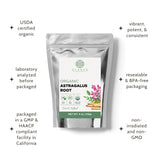 Elanen Naturals Organic Astragalus Root in a bowl