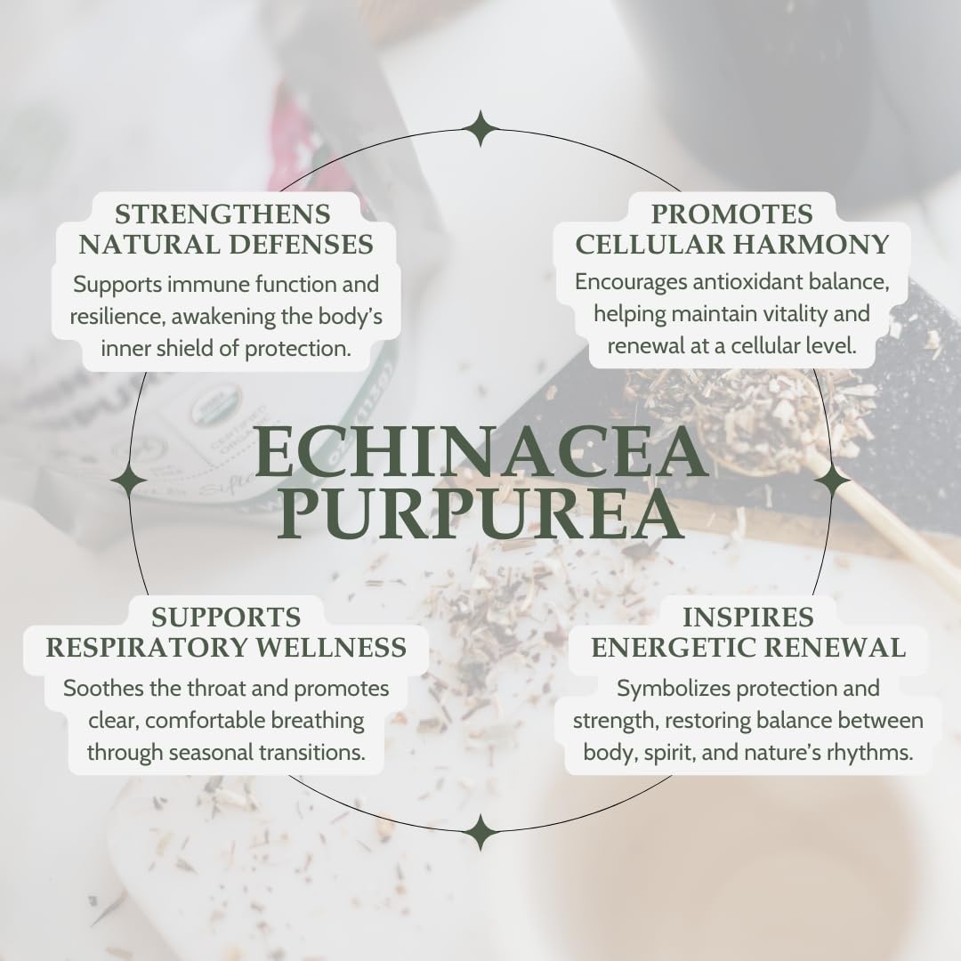 Elanen Naturals Organic Echinacea Purpurea Herb loose leaves