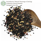 Elanen Naturals Organic Elderberry Syrup Kit contents including brew bag