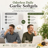 ELARE Aged Garlic Extract Softgels in a lifestyle setting