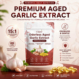 ELARE Aged Garlic Extract Softgels packaging side view