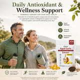 ELARE Aged Garlic Extract Softgels with a clean background