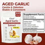 ELARE Odourless Garlic Softgels 15:1 Extract softgel close-up
