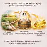 ELARE Odourless Garlic Softgels with a measuring spoon