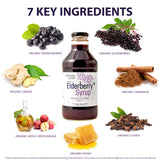 Elderberry Queen Elderberry Syrup 1352g ingredients list