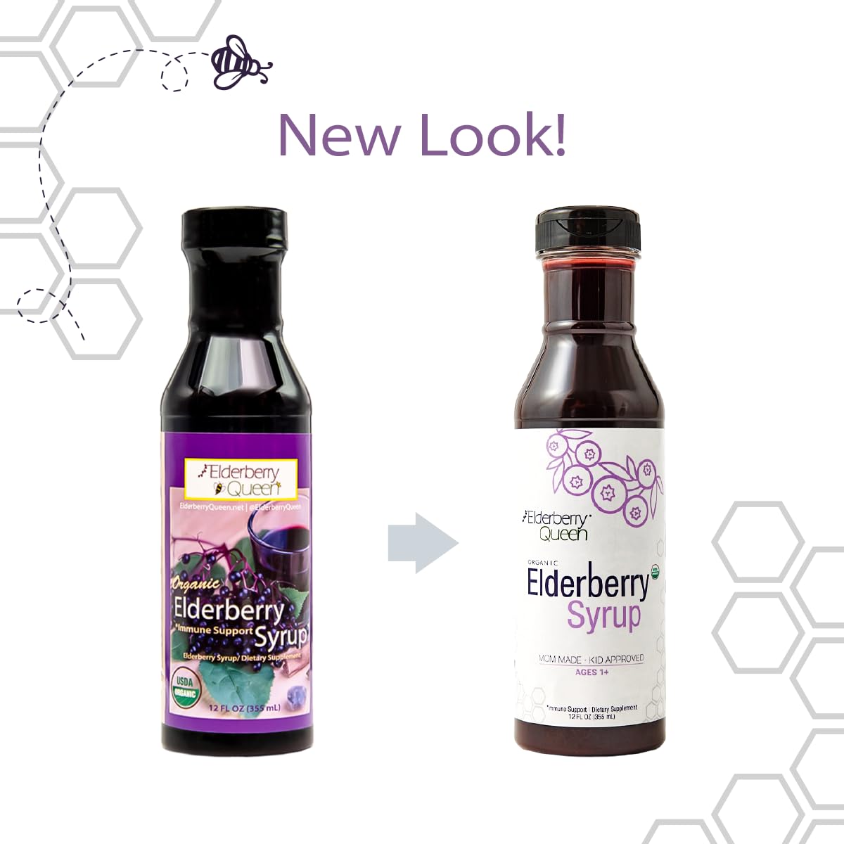 Elderberry Queen Elderberry Syrup 440g ingredients list