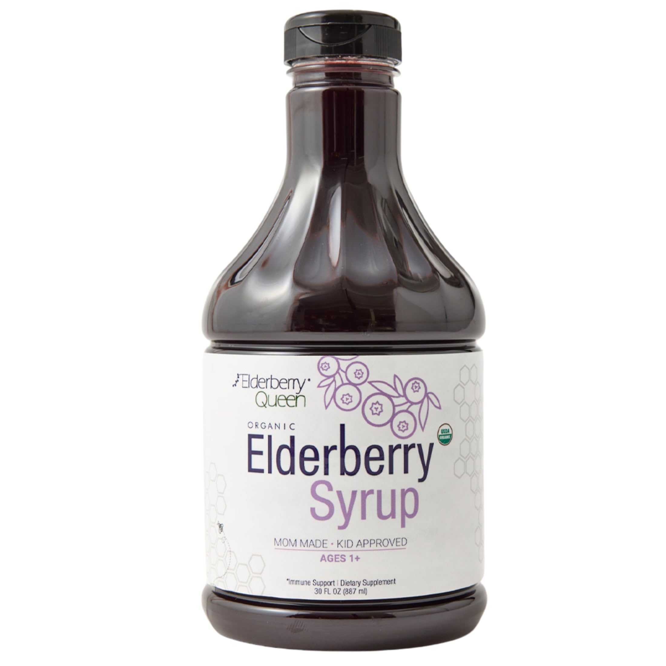 Elderberry Queen Elderberry Syrup 850g front view