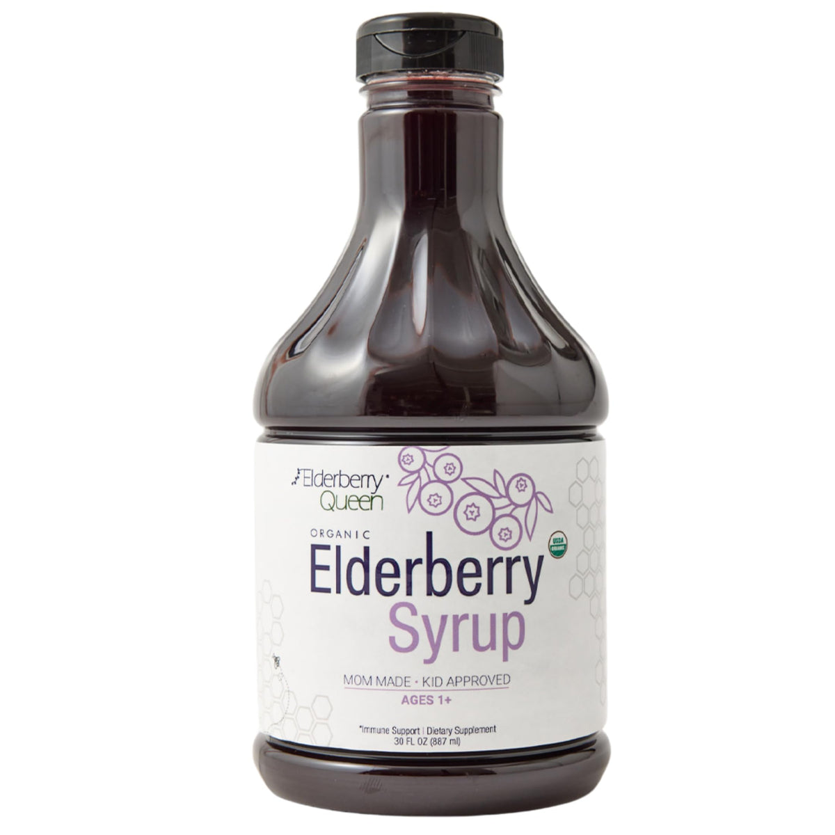 Elderberry Queen Elderberry Syrup 850g front view