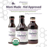Elderberry Queen Elderberry Syrup 850g organic ingredients